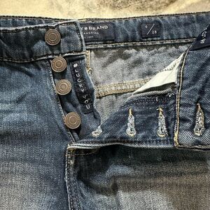 Lucky Brand Womens Blue Jeans Shorts The Cut Off